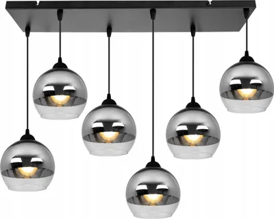 Obrázok produktu pre Elegantná Závesná Lampy, Sklenená Lampy, Chróm, Led