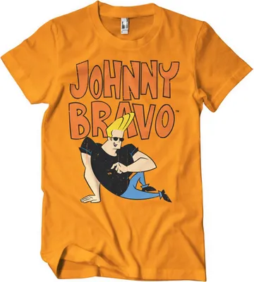 Produktbild von Johnny Bravo T-Shirt - Medium - Orange