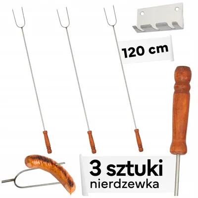 Produktbild von Sigmet Feuergabeln Edelstahl 120 cm 3er Set Grillspieße