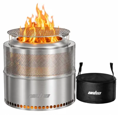 Immagine prodotto di Braciere senza fumo - Ø 50 cm - Acciaio inox 304 - Con borsa per il trasporto