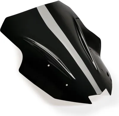 Produktbild von Puig Racing Kawasaki Ninja 1000sx 2025 Windschutzscheibe Schwarz  Schwarz One Size