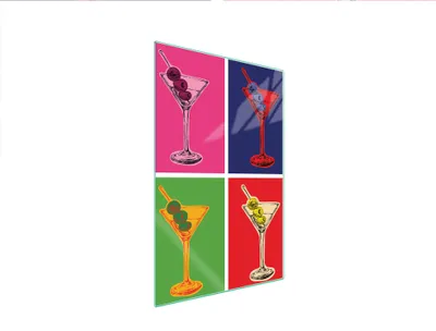 Image de Planche à découper en verre 35x52 couleur