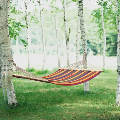 Obrázek produktu pro XXL houpací síť pro více osob 200kg "COLOR" Houpací síť Camping Outdoor [casa.pro]