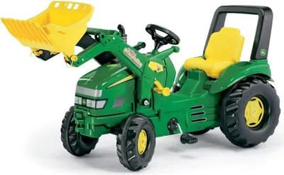 Produktbild von rolly toys X-Trac John Deere Trettraktor, Maße: 154x57x83 cm; 04 663 8