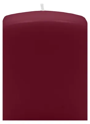 Produktbild von Quader Kerzen Bordeaux 8 x Ø 6/6 cm, 4 Stück