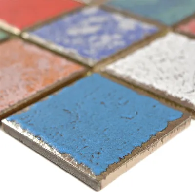 Produktbild von Keramik Mosaikfliesen Oriente Retrooptik Bunt