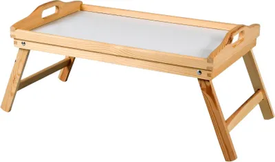 Produktbild von Kesper 69014 Servier- und Betttablett aus Kiefernholz, zusammenklappbar, 50 x 30,5 x 23 cm, natur