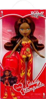 Immagine prodotto di Bratz Sassy Stampede: Bambola Sasha, bambola di moda, per bambine, età consigliata: 6 anni, adatta a bambini e bambine, multicolore