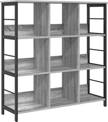 Zdjęcie produktu dla Półka na książki vidaXL, 9 półek, 102 x 32 x 104,5 cm, płyta wiórowa