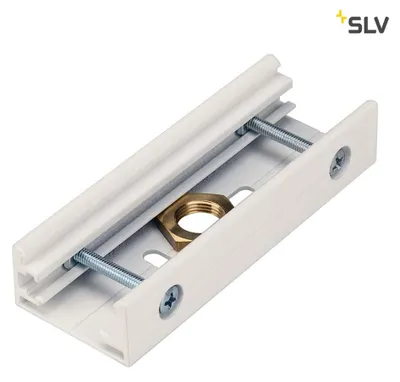 Produktbild von SLV 1001523 EUTRAC Stossstellenverbinder für 3-Phasenschiene verkehrsweiss
