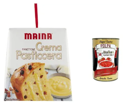 Produktbild von Maina Italian Gourmet maina Panettone 800g mit Konditorcreme – Festtagskuchen