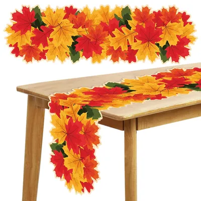 Tafelloper Ahornblatt 40×130 cm Herbstdeko