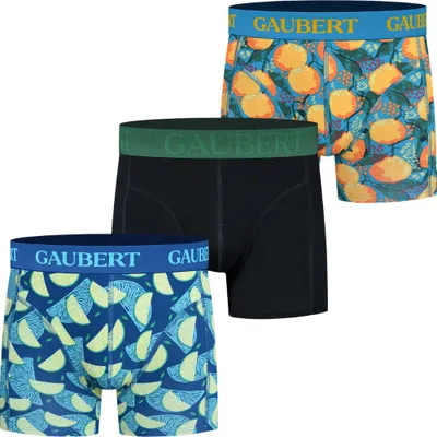 Immagine prodotto di Gaubert, slip in cotone con motivo a tema frutta - confezione da 3 pezzi - taglia M