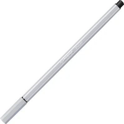 Image de Stylo feutre Premium - STABILO Pen 68 - Pack de 10 - gris clair