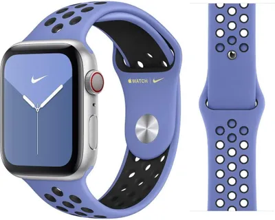 Produktbild von Original Apple Nike Sport Armband S/M 38/40/41mm MWU62ZM/A Royal Pulse/Black