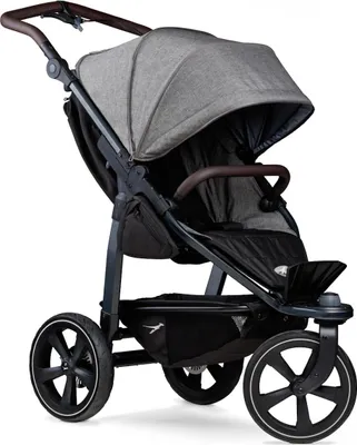 Produktbild von TFK Mono 2 - Sportkinderwagen mit Luftkammerrad-Set - Premium Edition, Farbe:Premium Grau