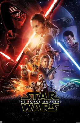 Immagine prodotto di Poster di Star Wars VII, formato 61x91,5 cm