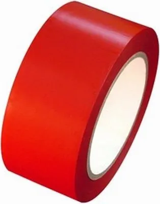 Obrázok produktu pre Výstražná páska ČERVENÁ 50mm/33m PVC lepidlo