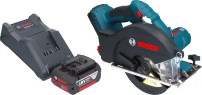 Produktbild von Bosch GKM 18V-50 Professional Akku Metall Handkreissäge 18 V 136 mm Brushless + 1x Akku 4,0 Ah + Ladegerät