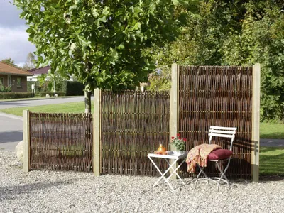 Produktbild von Plus Zaunelement Luxus Weide 120 x 140 cm