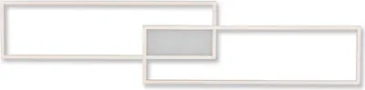 Produktbild von JustLight LED CCT Deckenleuchte Asmin nickel-matt 109,5 x 26 cm
