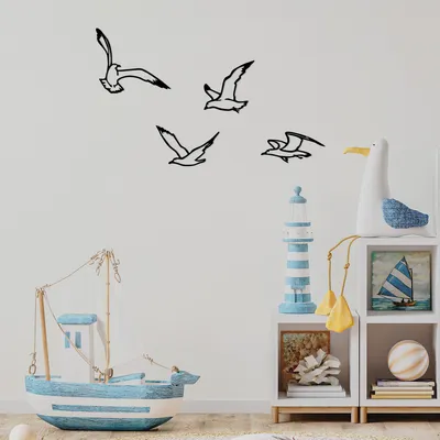 Productafbeelding van Wallity, Birds - TNL3121, Zwart, Overige woonaccessoires, 19 x 1,5 x 9 cm, 100% metaal (dikte: 1)