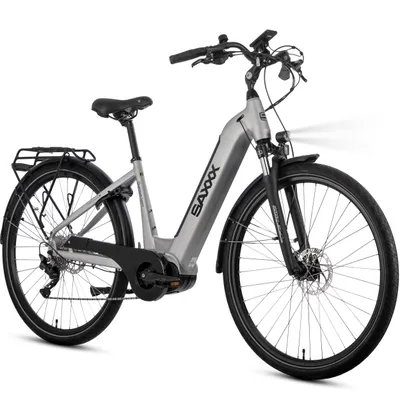 Produktbild von SAXXX 28 Zoll Trekking E-Bike, 250W Mittelmotor, 80Nm Drehmoment, 540Wh Akku, bis 100km Reichweite, SHIMANO Deore 10-Gang, hydraulische Scheibenbremse
