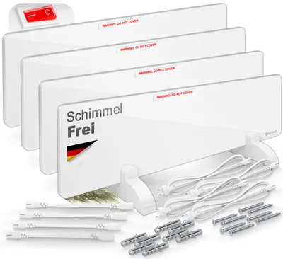 Produktbild von KESSER® Anti Schimmel Infrarotheizung Schimmelentferner Bad & Wand Heizung 50W