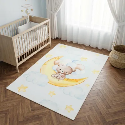 Obrázek produktu pro Koberec pro děti TAPISO KIDS, protiskluzový,  OEKO-TEX, rozměry 140 x 200 cm