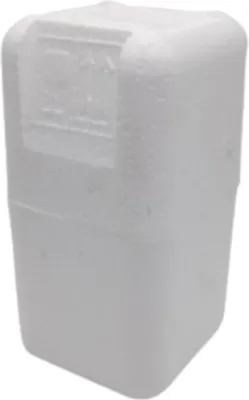 Produktbild von 1 Fallschutzverpackung aus Styropor 100ml weiß für Flaschen, UN 4H1/X1/S/
