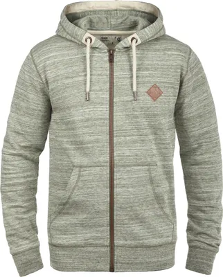 Produktbild von Solid SDCraig Herren Sweatjacke Kapuzenjacke Hoodie mit Kapuze Kordelzug Reißverschluss Kängurutasche Baumwollmischung Regular fit