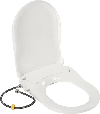Obrázek produktu pro Inteligentní bidet s WC sedátkem, dvojitá tryska, neelektrický proud vody, BÍLÝ