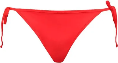 Produktbild von Puma Bikinihose mit seitlicher Schnürung Damen rot Gr XS