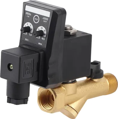 Obrázek produktu pro G1/2 DN15 Automatický elektronický časový vypouštěcí ventil pro kondenzát ze vzduchového kompresoru (AC230V)