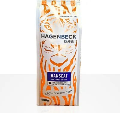 Produktbild von Hagenbeck Hanseat 5 x 500g gemahlener Kaffee Filterkaffee