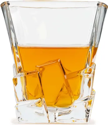 Whisky Gläss 270ml für Scotch, Cocktail, Rum, Bourbon, Cognac, Wodka und Likör - Dickes Glas