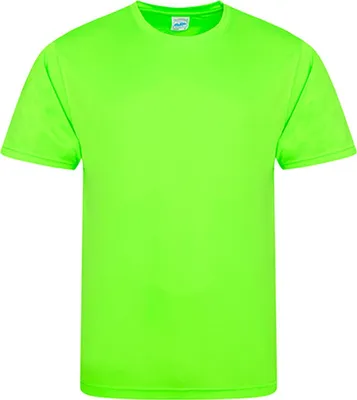 Immagine prodotto di Just Cool JC020 | Uomo Cool Smooth T / fattore di protezione UV 30+ - Colore: Verde elettrico - Taglia: 3XL