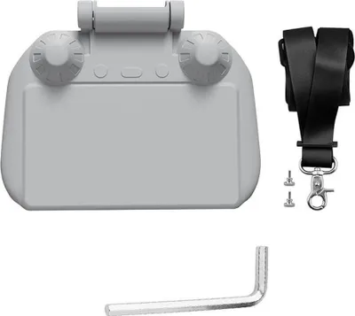 Immagine prodotto di Per DJI Air 2 / Mavic 3 Pro Set di parasole per telecomando e cinghia di trasporto grigio