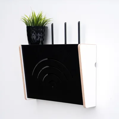 Obrázok produktu pre MOE UHANE skrinka na router | Úložný box na router | Skryť router | Router box | Nástenný box | Nástenné skrinky | WiFi polica | WiFi skrinka