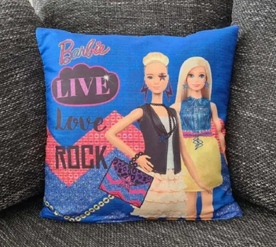 Produktbild von Barbie Kissenbezug Blau - 40cm x 40cm