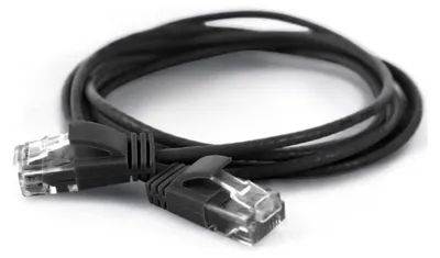 Imagen del producto de Wantec 7312 Wantec Patchkabel UTP CAT6a d=2,8mm 0,50m schwar