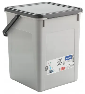 Zdjęcie produktu dla ROTHO Pojemnik na detergenty 5kg 9L grey/antracyt