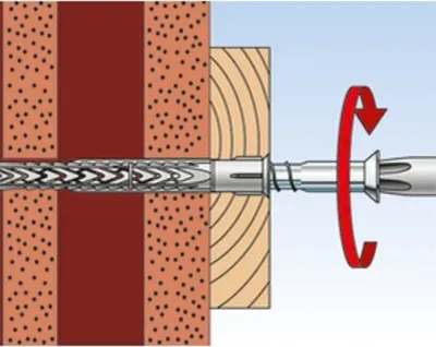 Produktbild von fischer Langschaftdübel SXRL 10 x 60 T Senkkopfschraube nicht rostender Stahl R, 50 Stück
