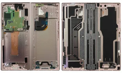 Image de Cadre central LCD Samsung Display pour Galaxy Z Fold6 GH82-35044B - Pièce de rechange rose