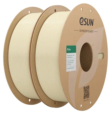 Produktbild von eSUN PLA+ Filament 1.75mm, Knochenweiß, 2KG