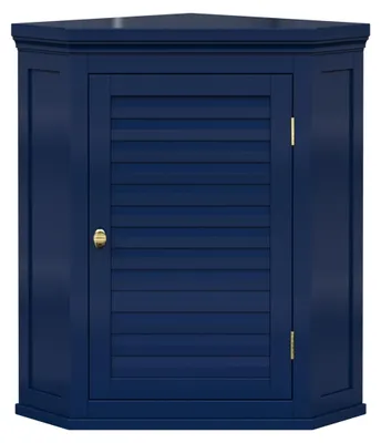 Productafbeelding van Teamson Home Glancy hoekwandkast, afneembaar, marineblauw