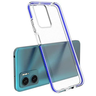 Immagine prodotto di Custodia a molla in gel con cornice colorata per Xiaomi Redmi 10 Nero