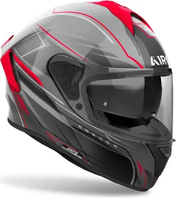 Zdjęcie produktu dla Kask AIROH Spark 2 Shadow Red Grey Glossy Black rozmiar L
