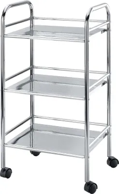 Produktbild von Famanu Servierwagen mit drei Ablagen - Chrom