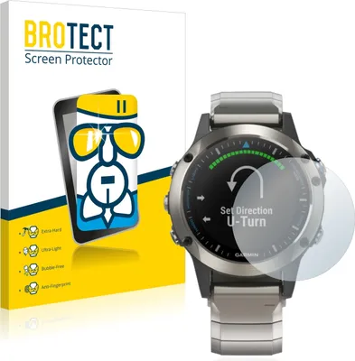 Produktbild von BROTECT Schutzglas für Garmin quatix 5 Schutzfolie Panzer Folie Glas Display Schutz klar